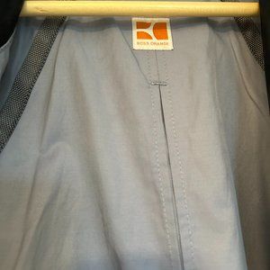 Hugo Boss Orange Leather Jacket - Mens Small